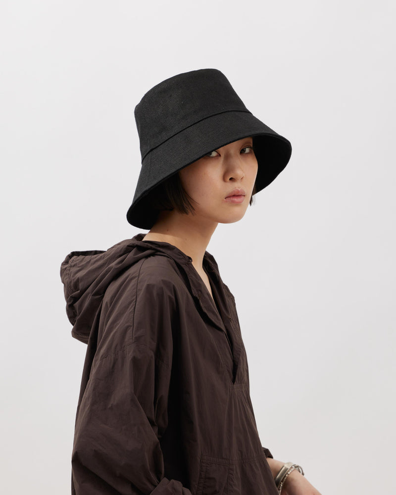 新入荷 La Maison de Lyllis LINEN POTHAT ブラック ハット - www 