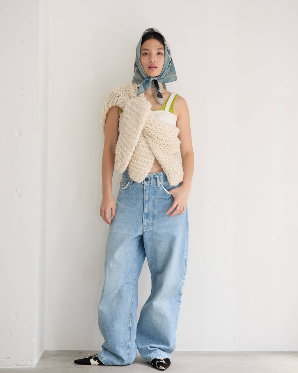 Postcard scarf