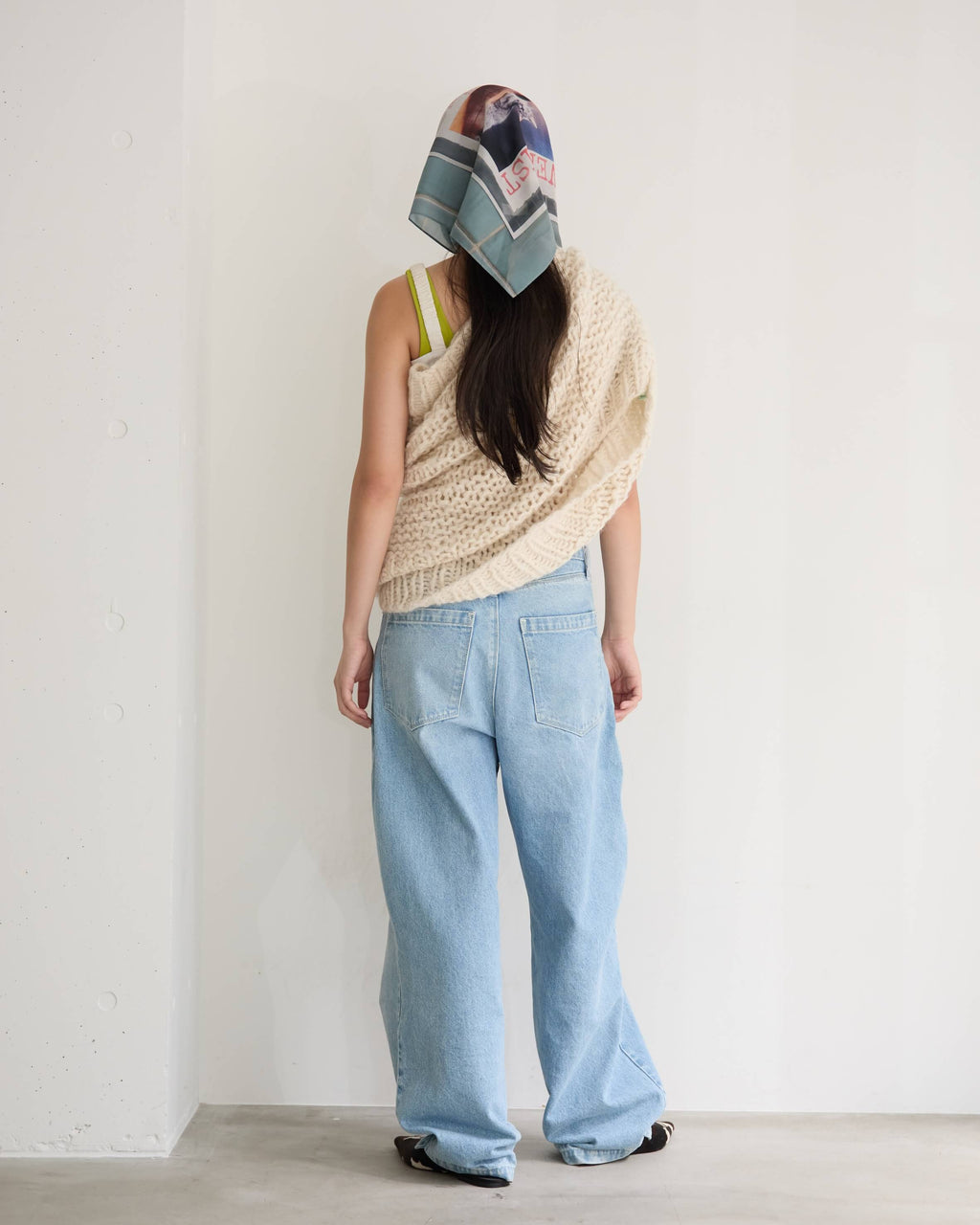 Postcard scarf