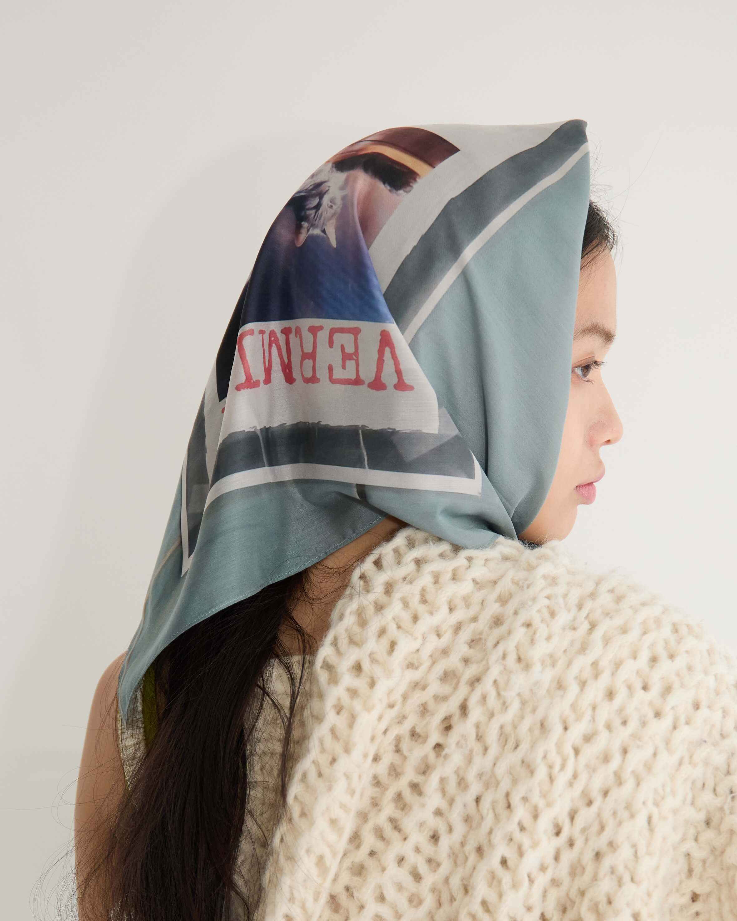 Postcard scarf