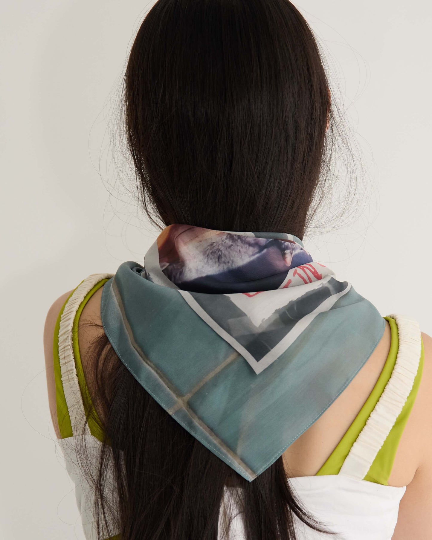 LY Postcard scarf