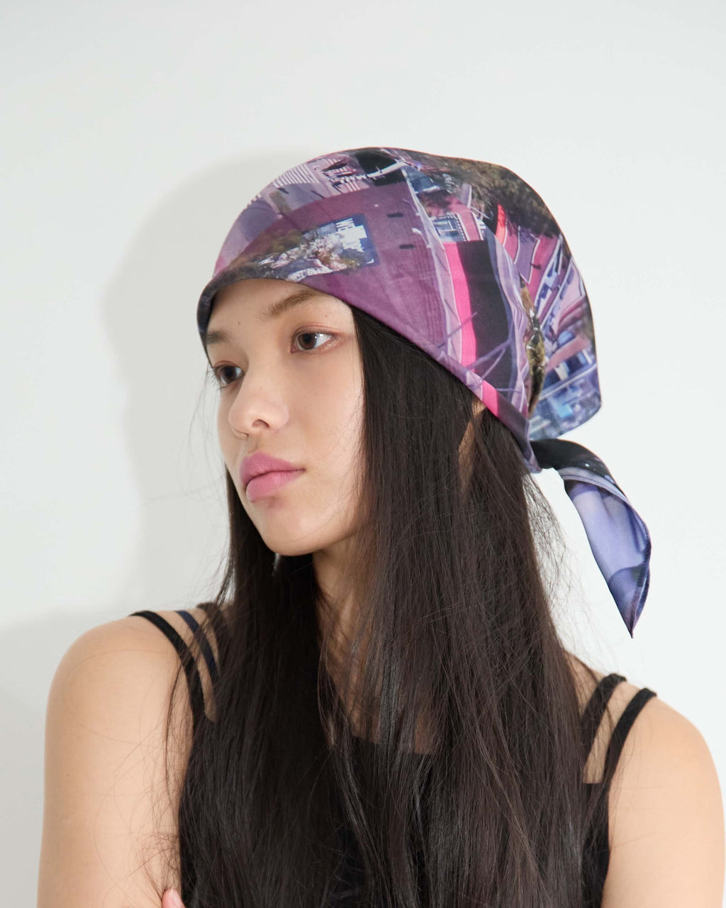 Postcard scarf