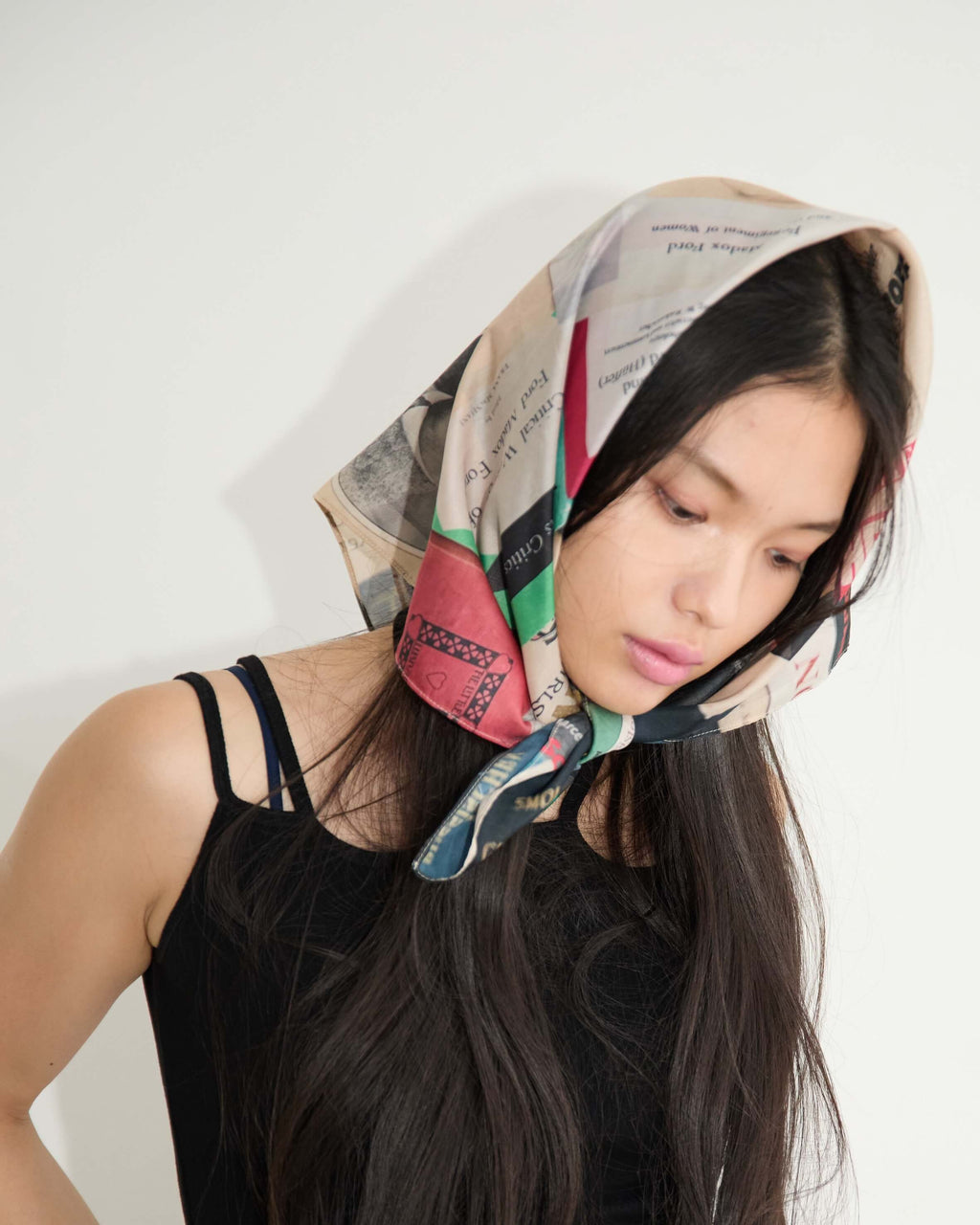 Postcard scarf