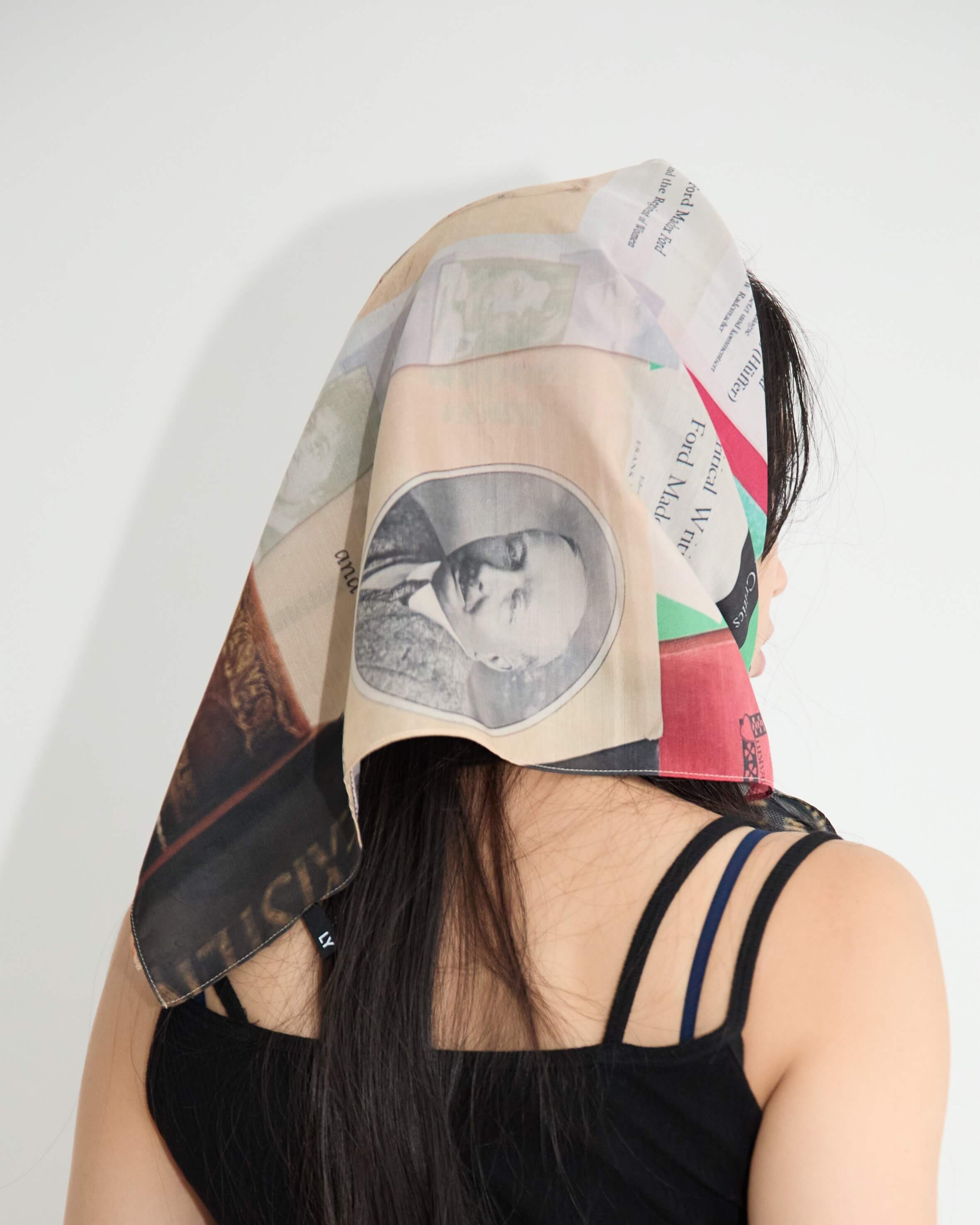 Postcard scarf