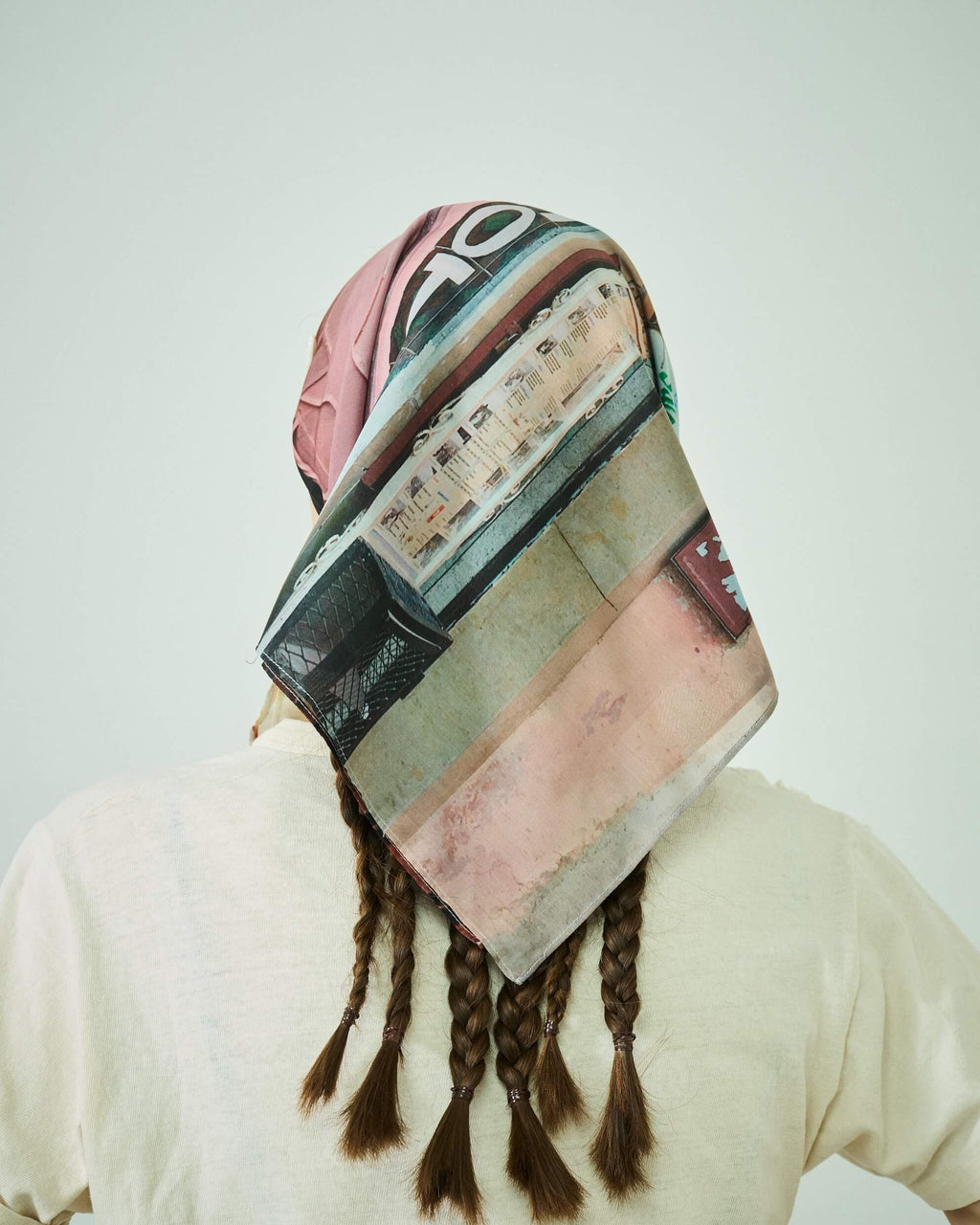LY Postcard scarf