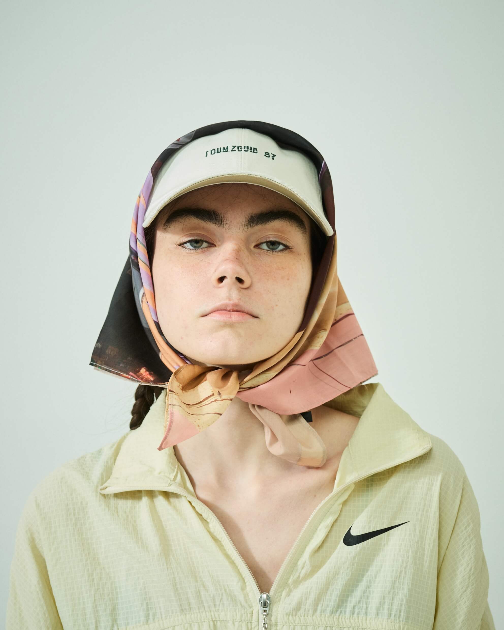 LY Postcard scarf