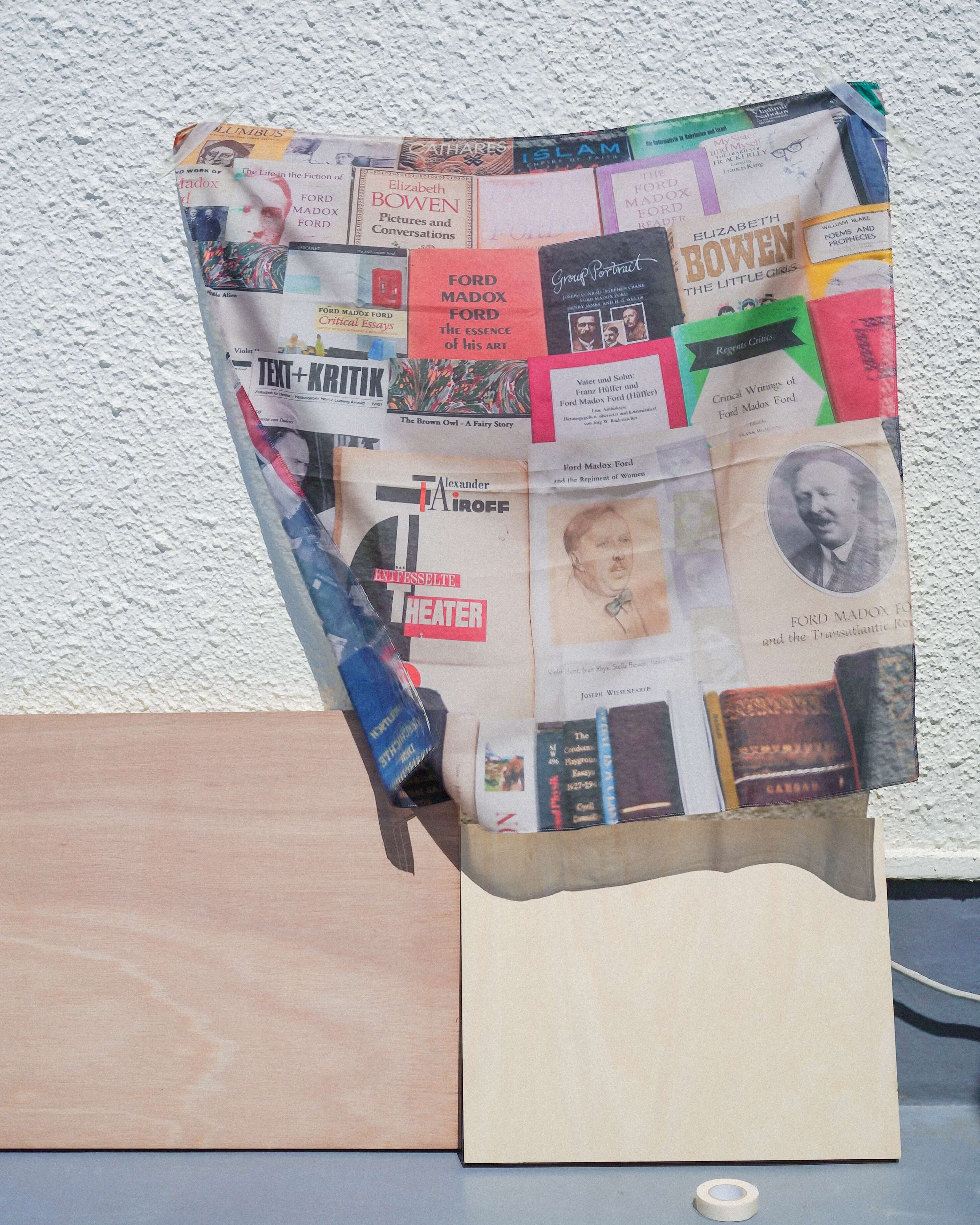LY Postcard scarf