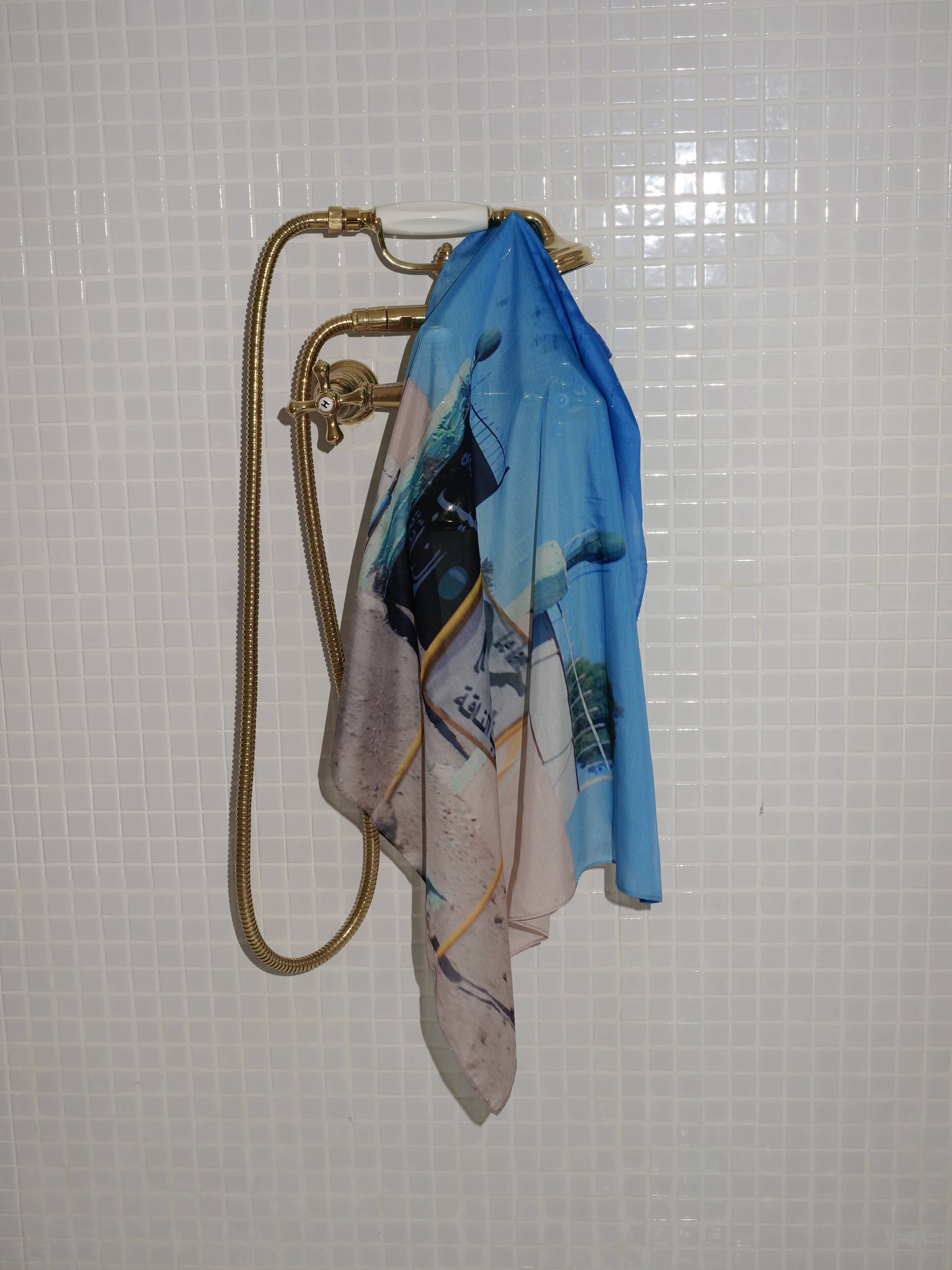 LY Postcard scarf